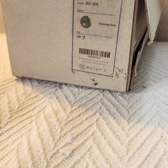 Rothy’s The Flat, Moroccan Blue 7 (NIB, RETIRED COLOR) - Picture 10 of 10